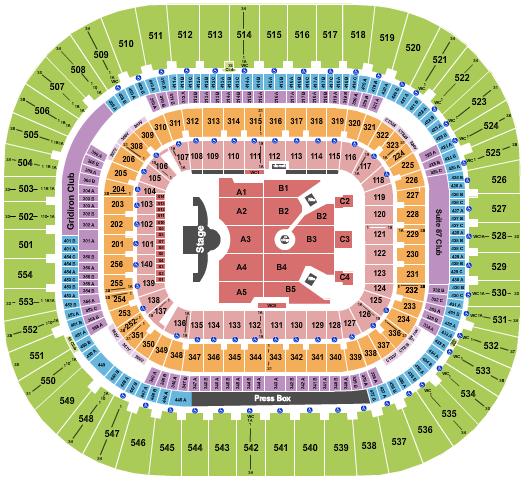 Bank Of America Stadium Ed Sheeran Seating Chart